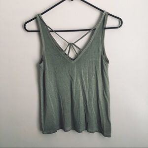 American eagle green tanktop